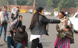 Police detain acid attack survivors from protest rally near Parliament